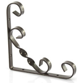 Кронштейн декоративный 100 х 100 мм, коричневый