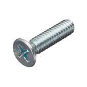 Винт DIN 965 М3х10 с потайной головкой, оцинк.