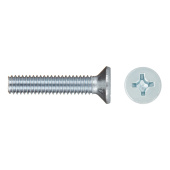 Винт с потайной головкой М 3х 6 оцинк. DIN 965