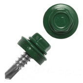 Саморез кровельный зеленый