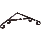 Кронштейн декоративный 200 х 200 мм, коричневый