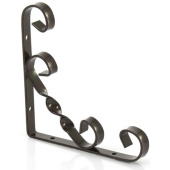 Кронштейн декоративный 150 х 150 мм, коричневый