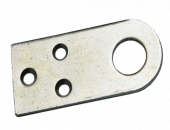 Проушина для навесного замка 40х75мм цинк