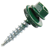 Саморез кровельный 4,8х28 RAL6005