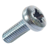 Винт М3х10 с полукруглой головкой, оцинк. (30 шт) DIN 7985 ГОСКРЕП