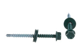 Саморез кровельный 4,8х51 RAL 6005