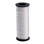 Нить полипр. 1,2мм. разметочная крученая (нагр. 25кг., в бобине 100м.) белая