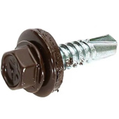 Саморез кровельный 5,5х25 RAL 8017