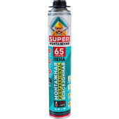 Пена монтажная пистолетная SUPER МОНТАЖНИК 65