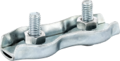 Зажим для стальных канатов двойной