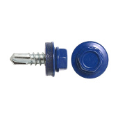 Саморез кровельный синий