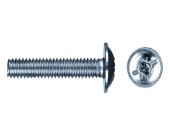 Винт с прессшайбой М4х10 оцинк. DIN 96