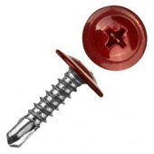 Саморез 4,2х13 RAL3005 сверло