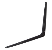 Кронштейн угловой с ребром 300 х 350 мм, коричневый