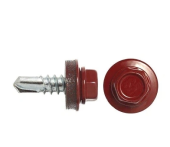 Саморез кровельный красный