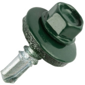 Саморез кровельный 5,5х19 RAL 6005