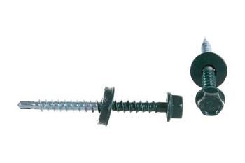 Саморез кровельный 4,8х51 RAL 6005