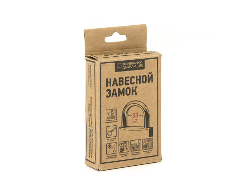 Замок навесной Фабрика замков 303F-60 2