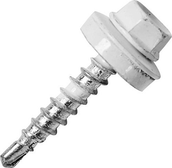 Саморез кровельный 4,8х28 RAL 9003