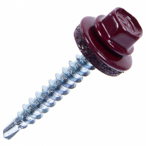Саморез кровельный 4,8х28 RAL 3005
